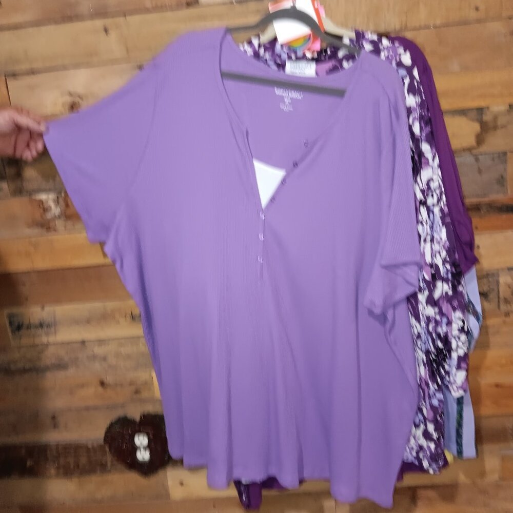 5x nwot Woman Within short sleeve shirt